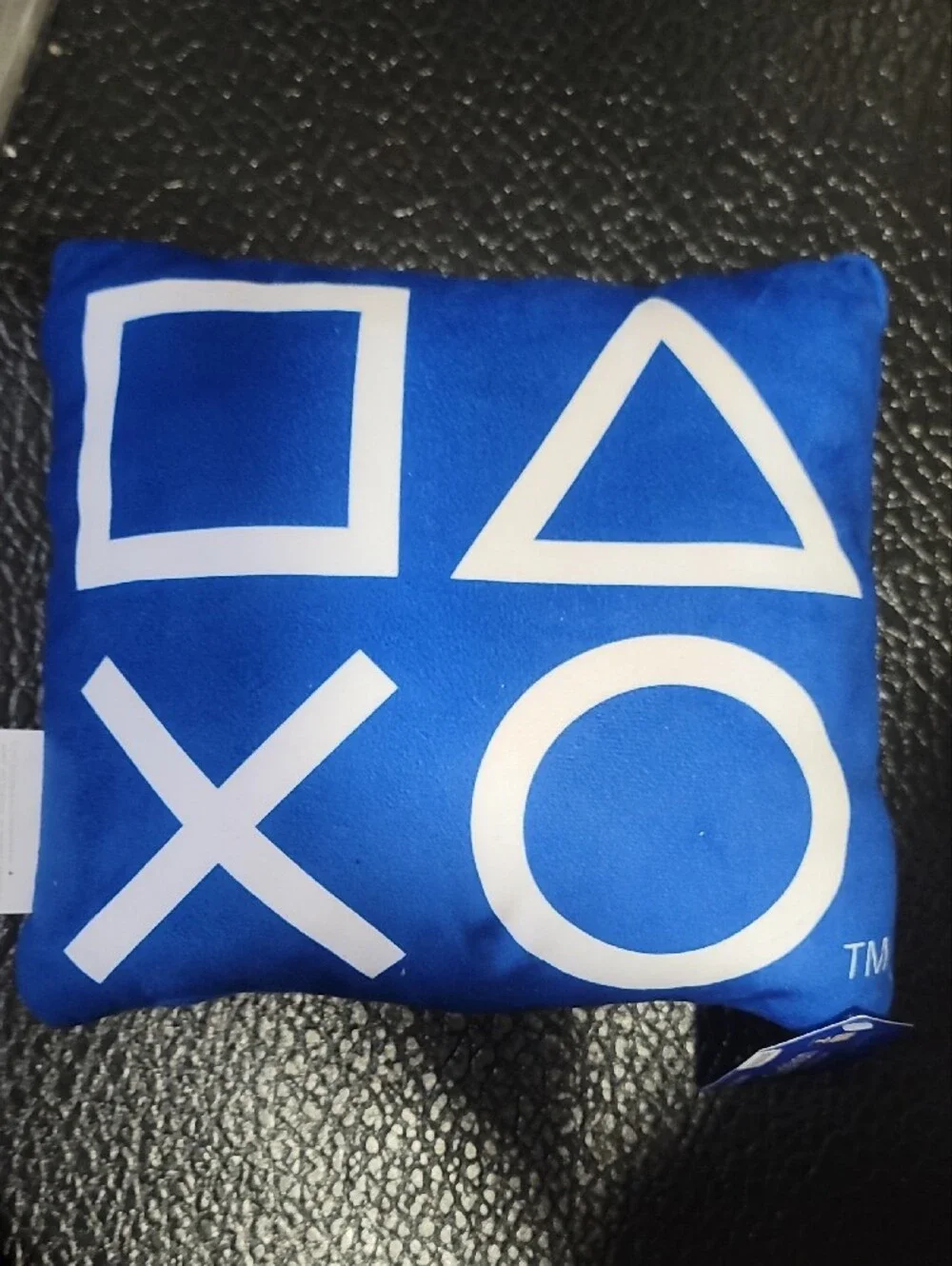 Sony PlayStation Mini Controller Blue and White Cushion